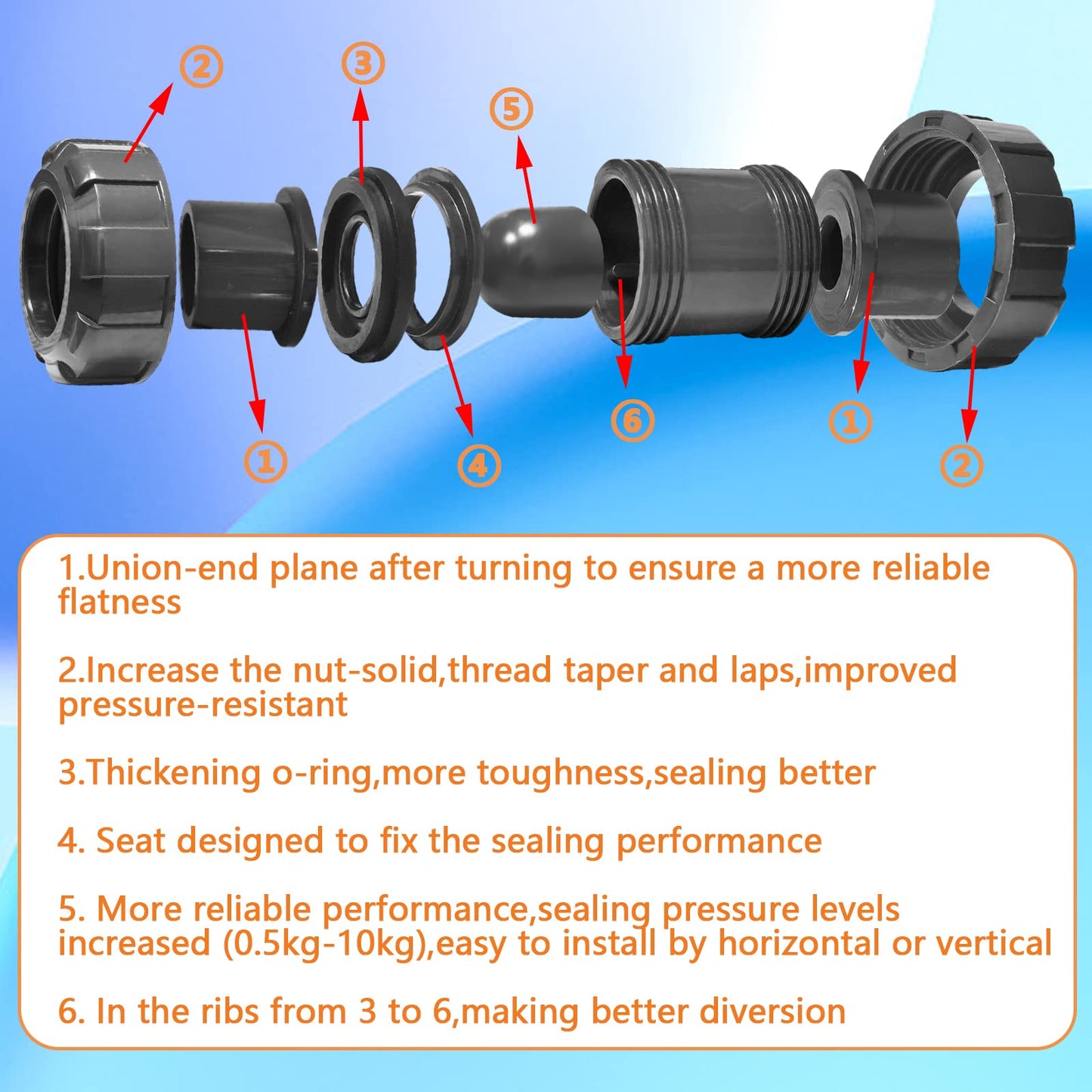 PVC True Union Check Valve