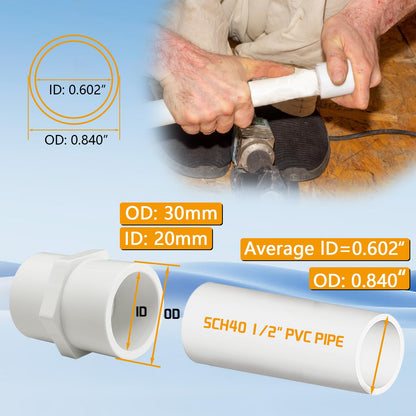 PVC pipe fittings are non-toxic, lightweight and easy to install. 