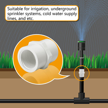 Pvc pip fittings are suitable for irrigation, undergrounasprinkler systems, cold water supplylines, and etc
