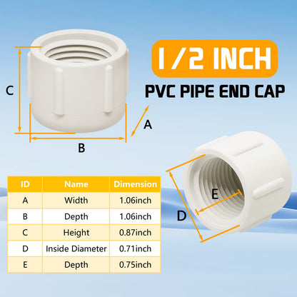 PVC Pipe End Cap Plug's specification