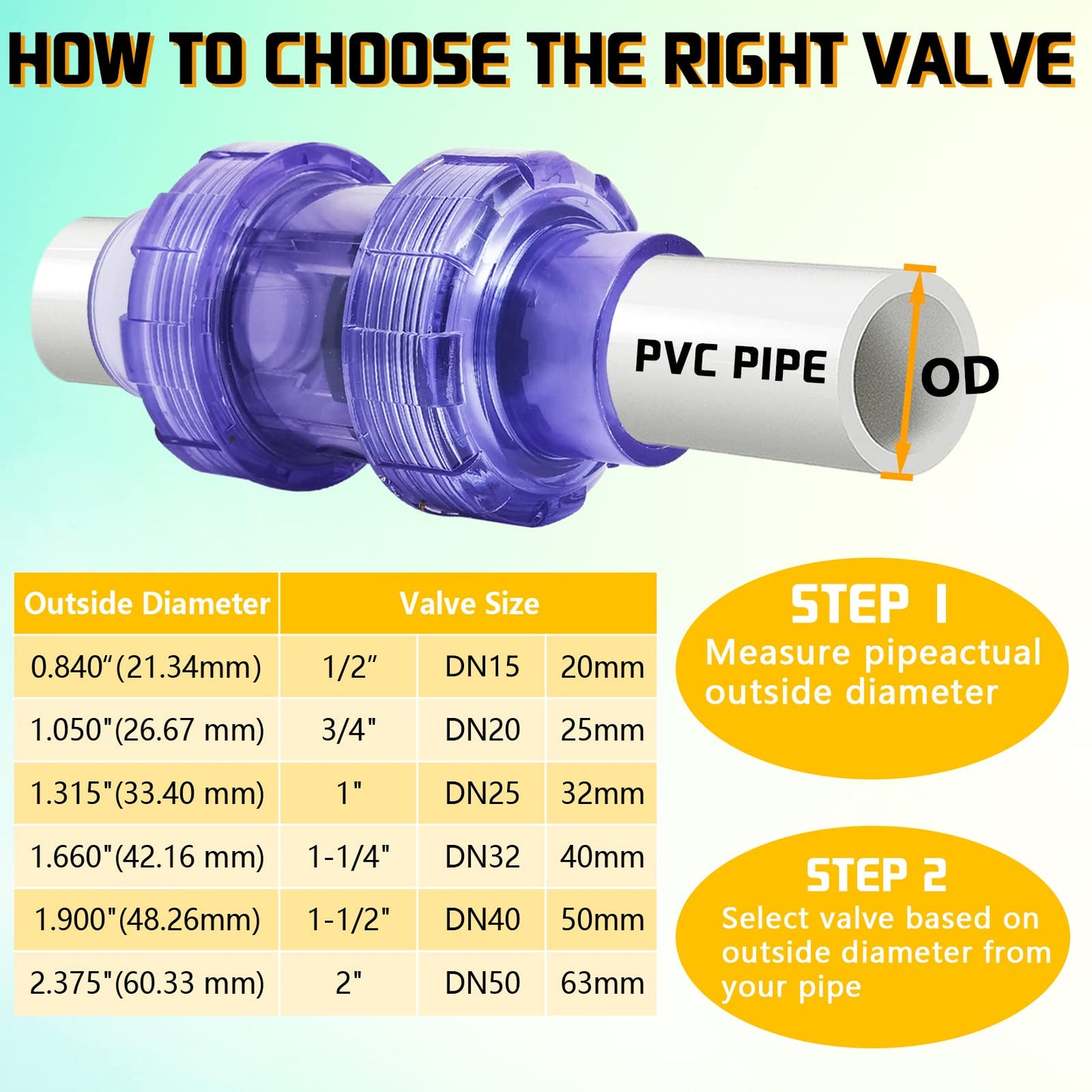 Double True Union Check Valve