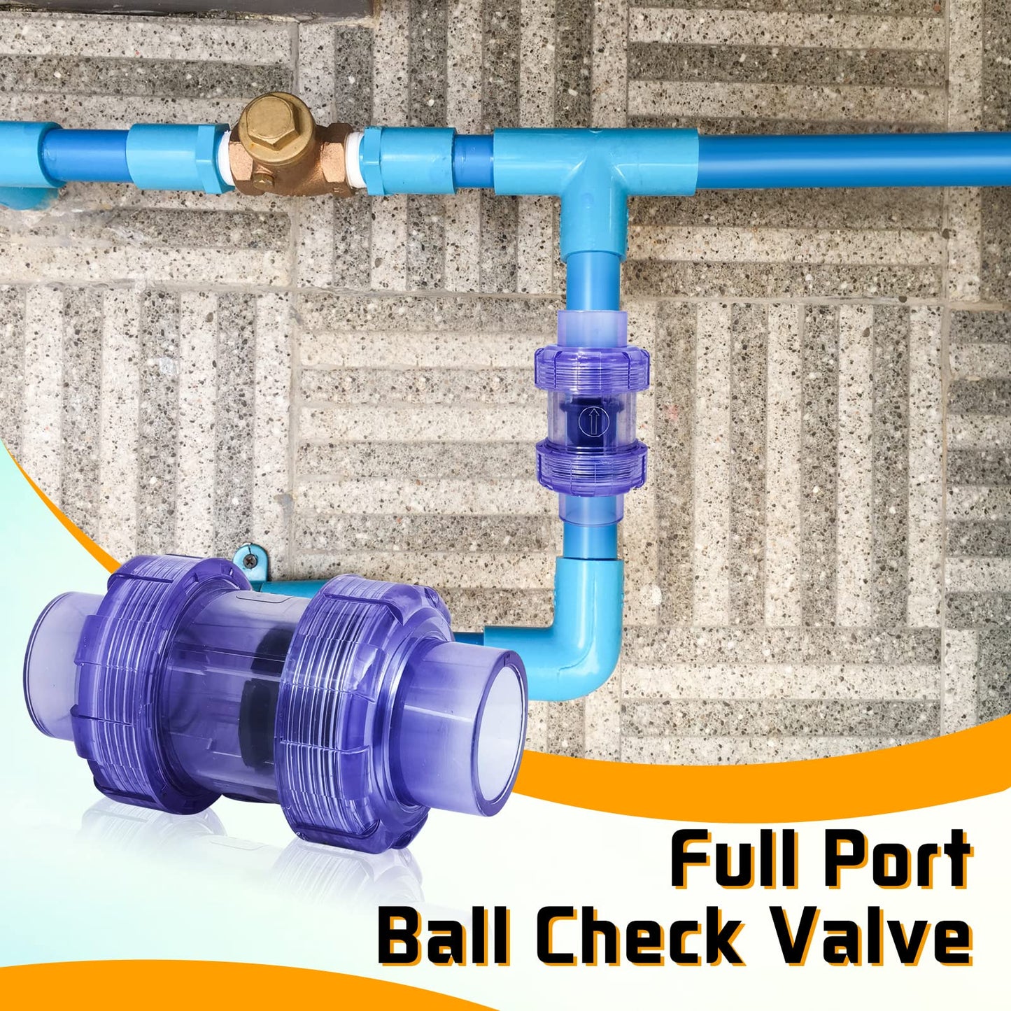 Double True Union Check Valve