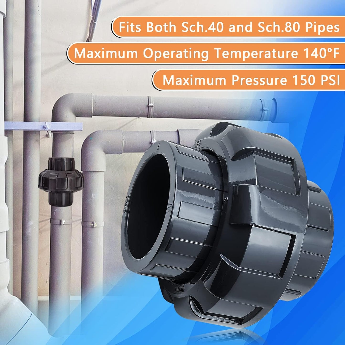 PVC Union Pipe Fittings