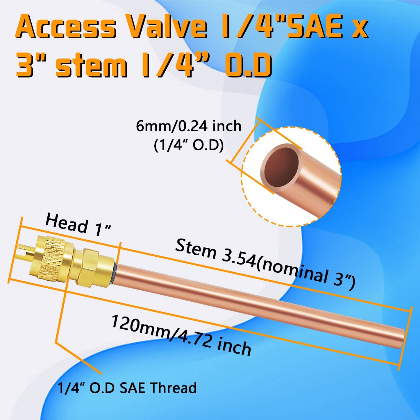 30Pcs Access Service Valve