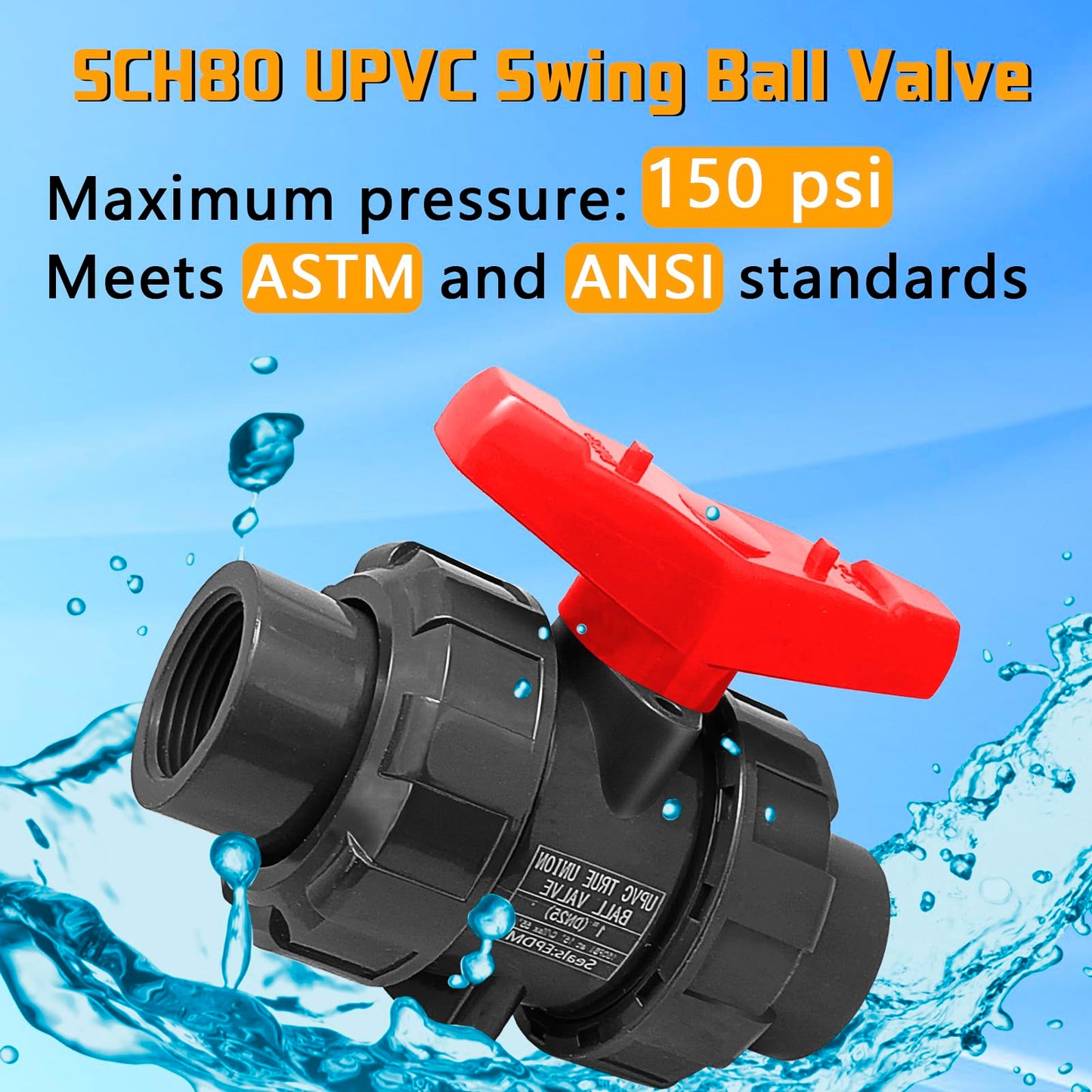 UPVC True Union Ball Valve