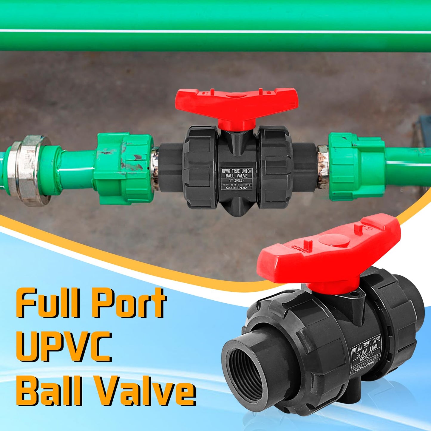 UPVC True Union Ball Valve