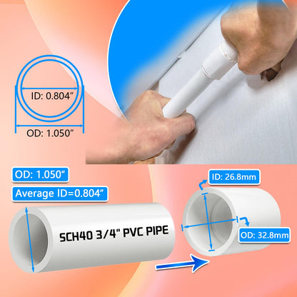 PVC socket pipe fittings are non-toxic, lightweight and easy to install. 