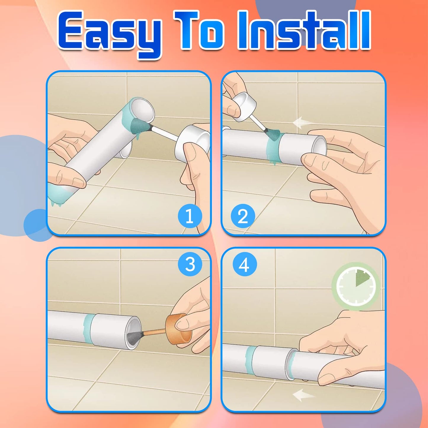 how to install pvc pip Couplings