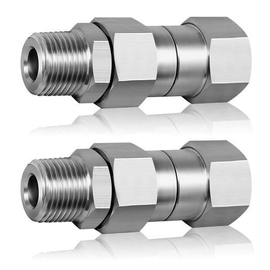 Raccord pivotant pour nettoyeur haute pression 3/8 NPT mâle à femelle-2 pièces 