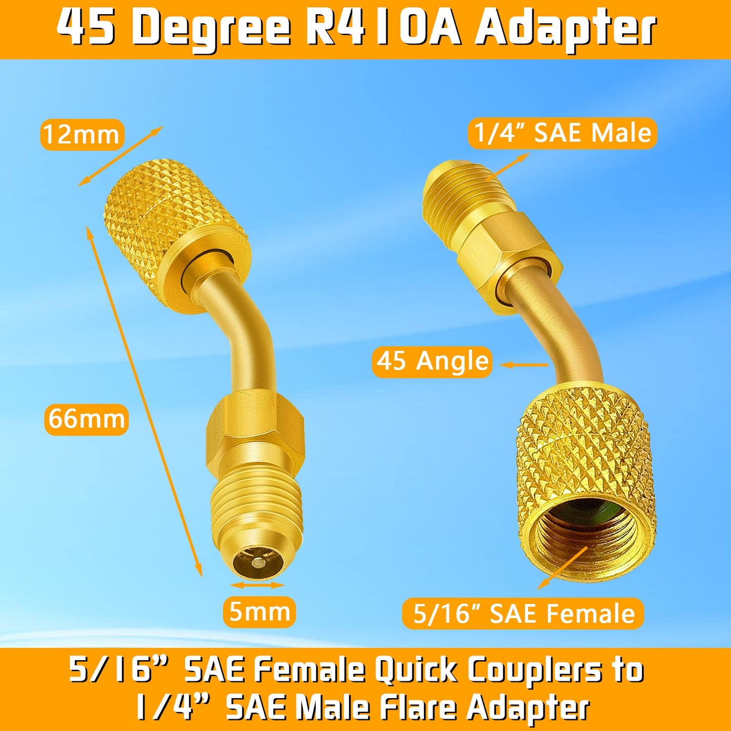 R410A Mini Split Adapters Refrigerant Hose Adapter