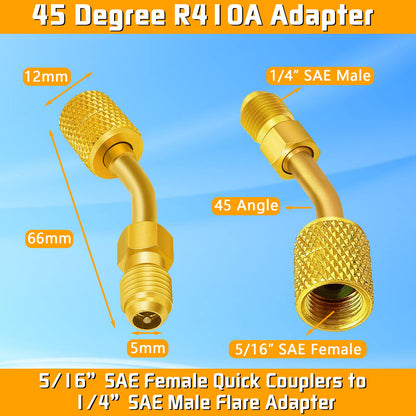 R410A Mini Split Adapters Refrigerant Hose Adapter