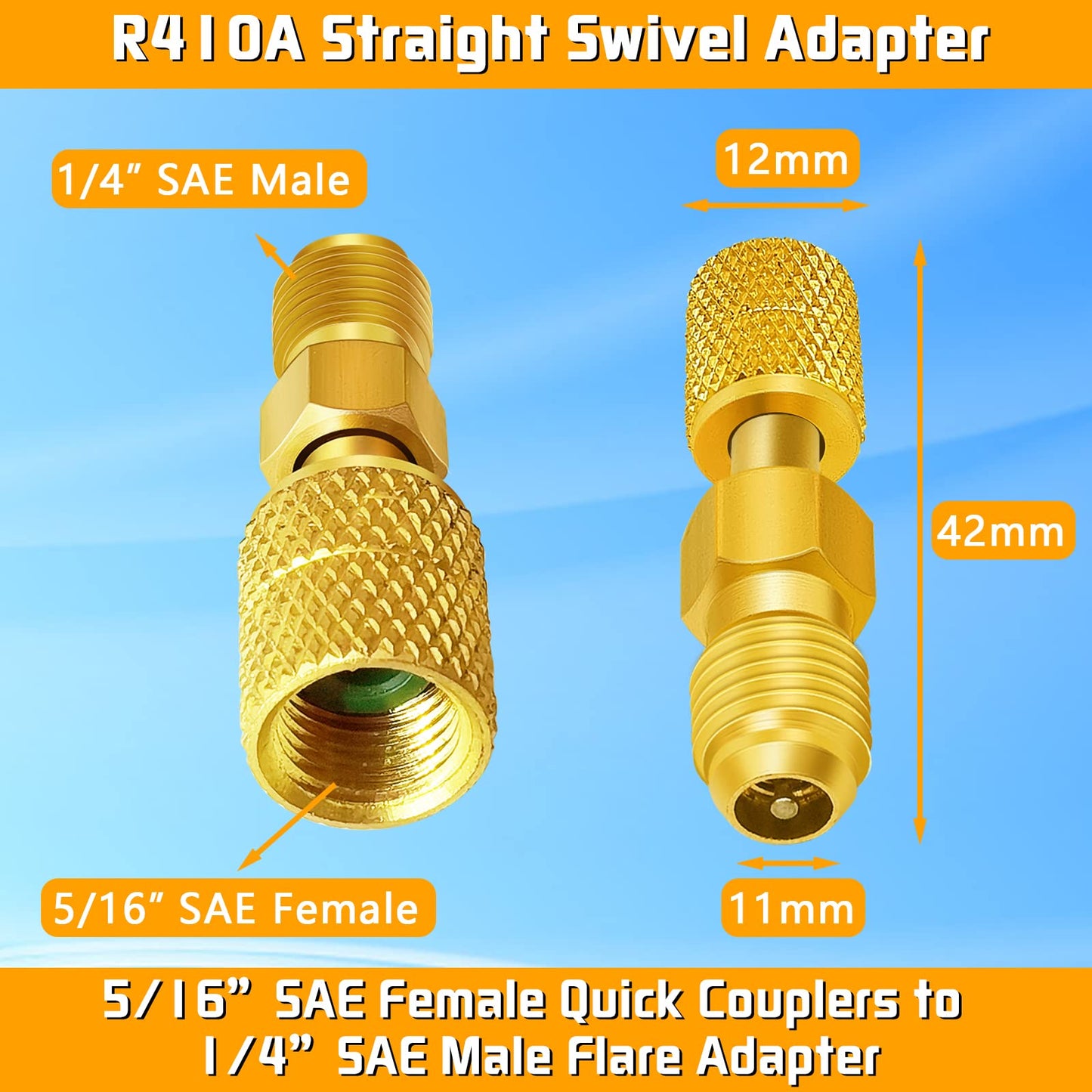 R410A Mini Split Adapters Refrigerant Hose Adapter