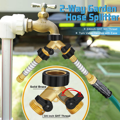 RV Water Filter with RV Water Pressure Regulator Kit and RV Fresh Water Hose Kit