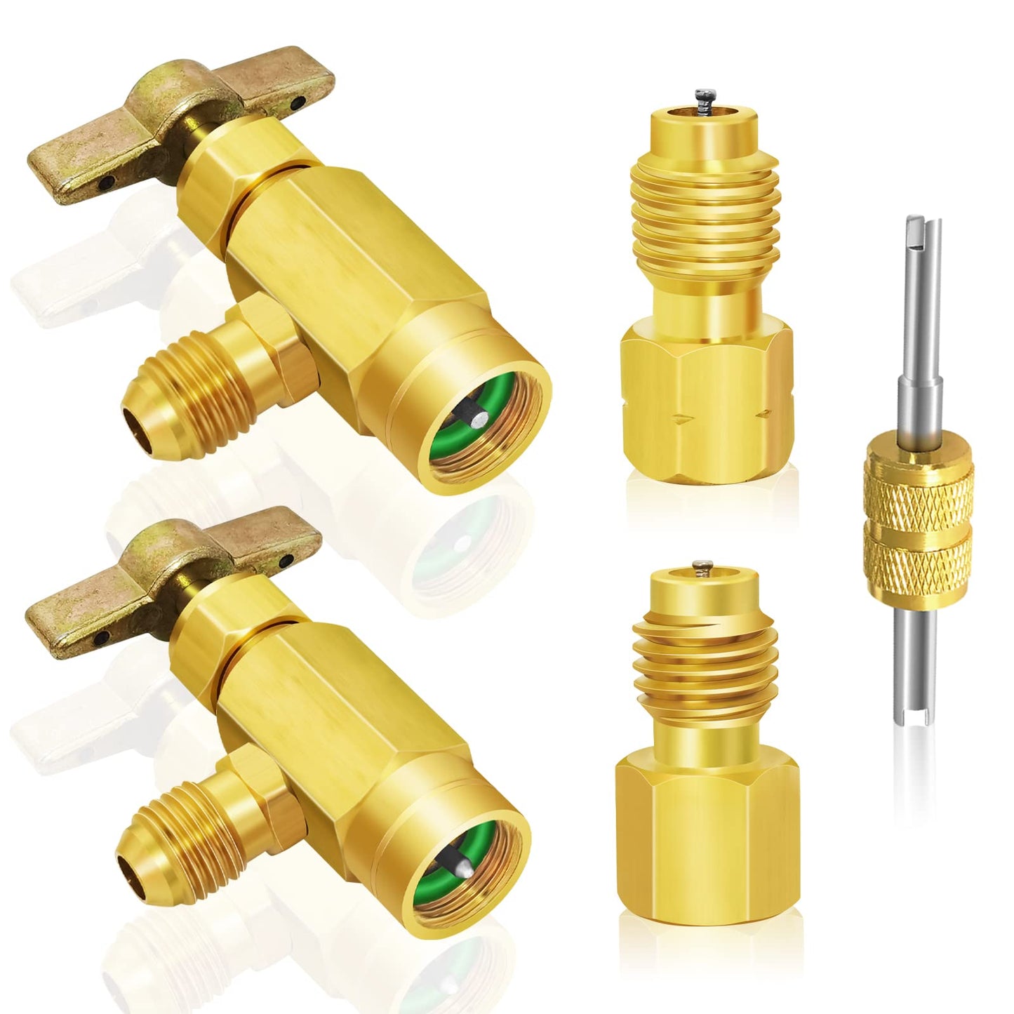 R1234YF Can Tap with Hose Adapters for AC Systems