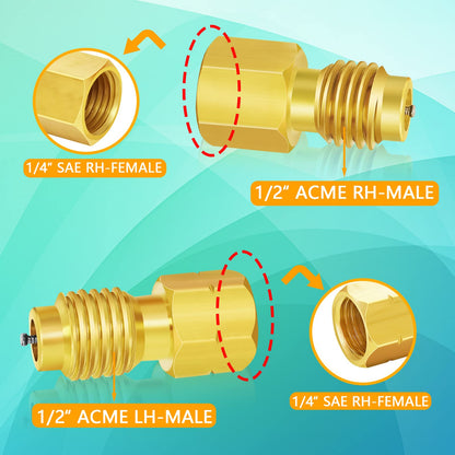 R1234YF Can Tap with Hose Adapters for AC Systems