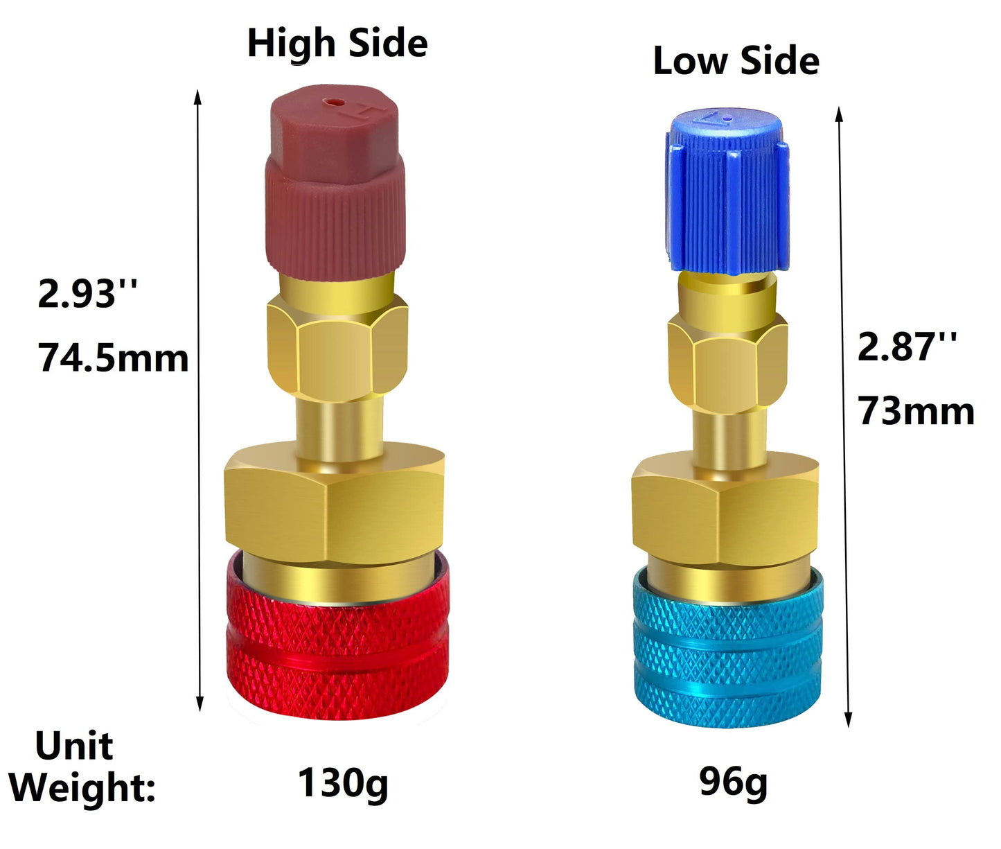 Boltigen R134A to R1234YF quick coupler